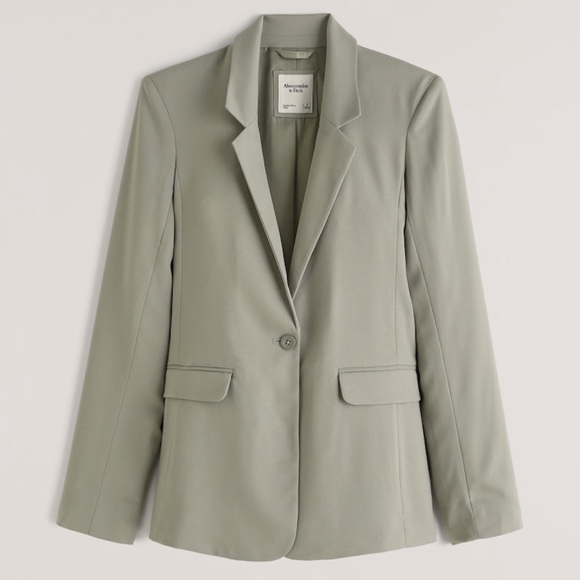 Abercrombie & Fitch Jackets & Blazers - 🧡 Abercrombie Single-Breasted Blazer Sage Green